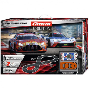 Pista Elettrica Carrera Evolution Flames and Fame