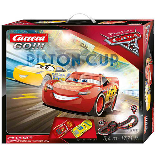 Pista Elettrica Carrera GO Disney Pixar Cars® 3 Ride The Track